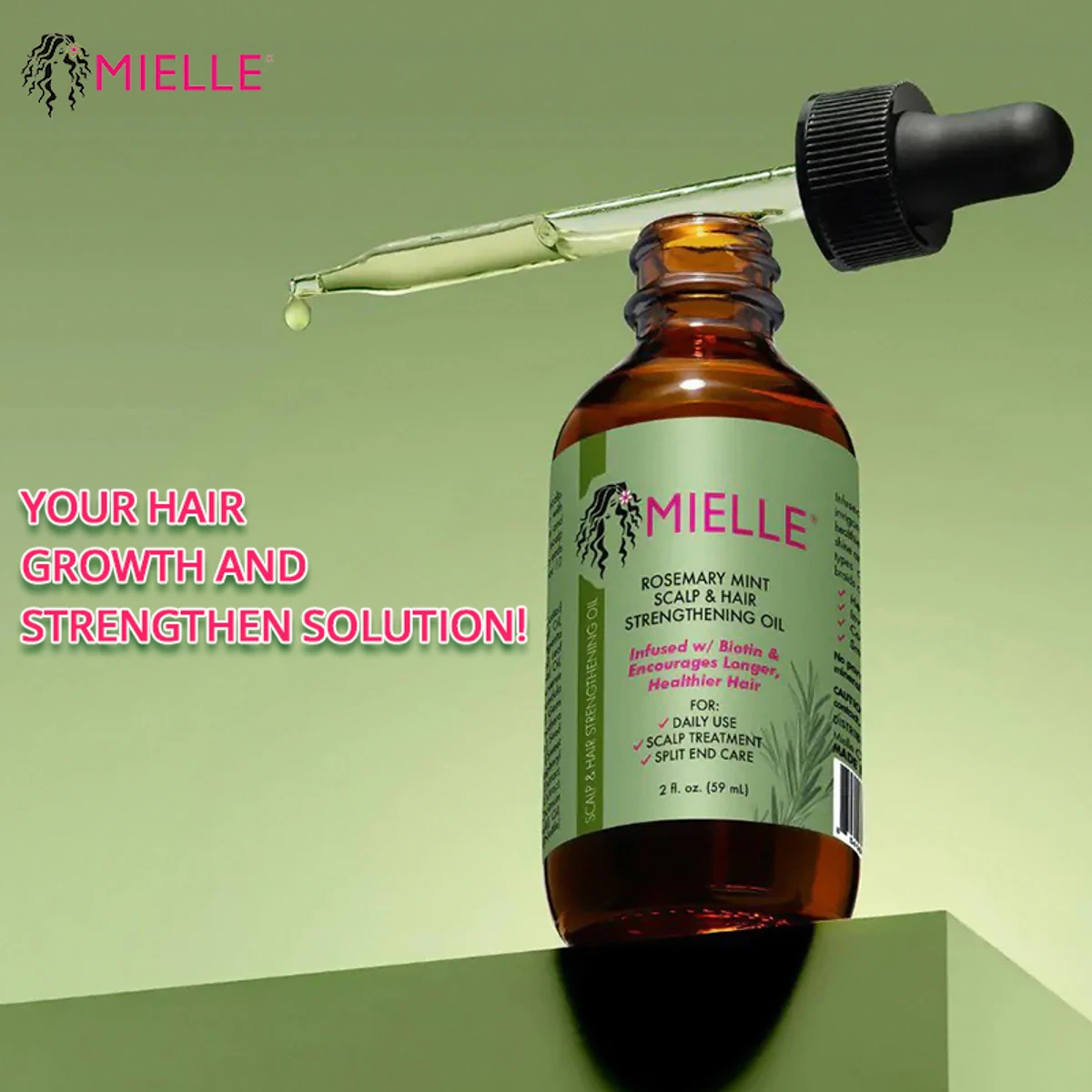 Mielle Organics Rosemary Mint Growth Hair Oil