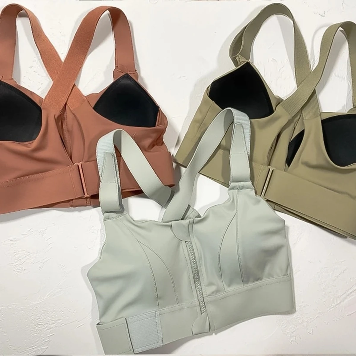 Premium Sport Bra Zipper