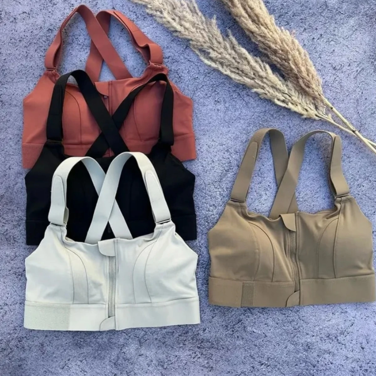 Premium Sport Bra Zipper