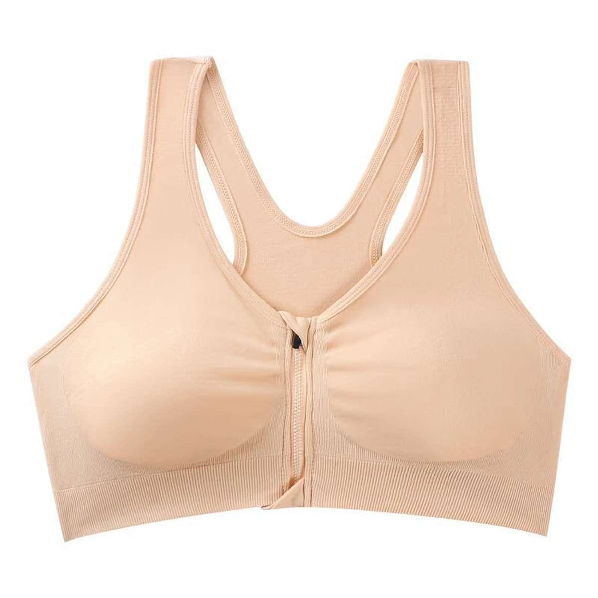 Front zipper sports Bra