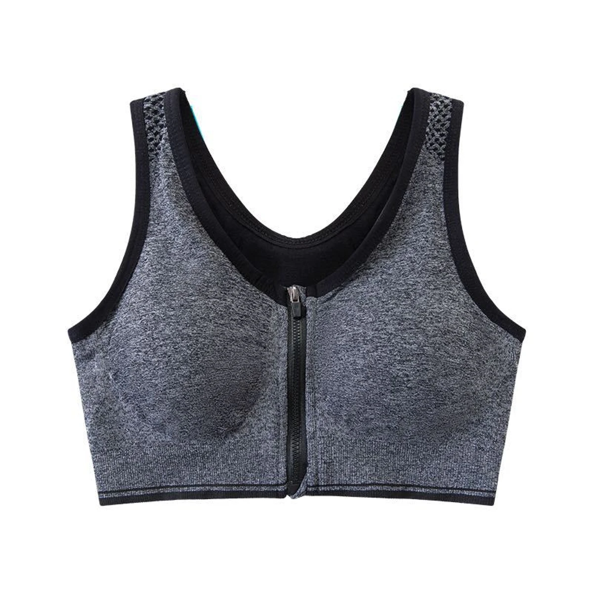 Front zipper sports Bra