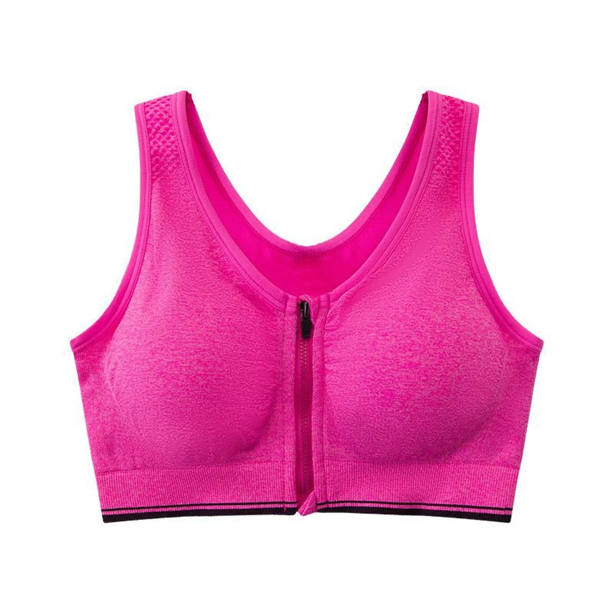 Front zipper sports Bra