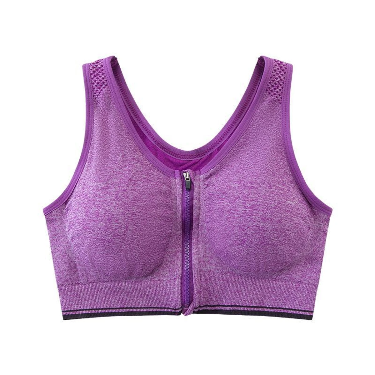 Front zipper sports Bra